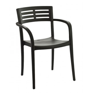 Restaurant Hospitality Outdoor Chairs Vogue Stacking Arm Chair
